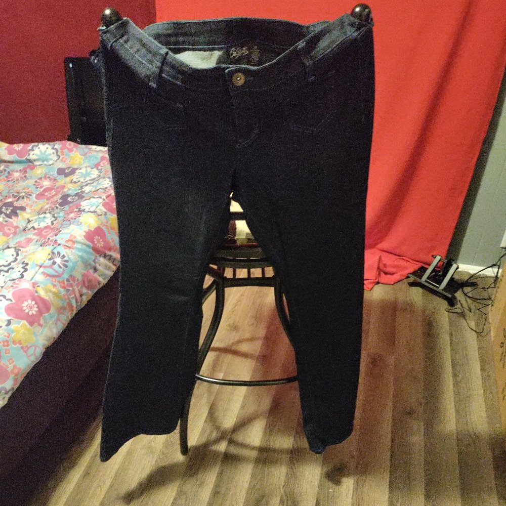 Ladies flare leg jeans